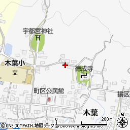 熊本県玉名郡玉東町木葉1061周辺の地図