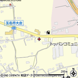 熊本県玉名市大倉505周辺の地図