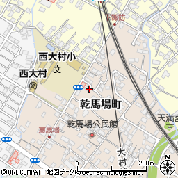 日本調剤　乾馬場薬局周辺の地図