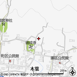 熊本県玉名郡玉東町木葉934周辺の地図