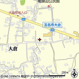 熊本県玉名市大倉734周辺の地図