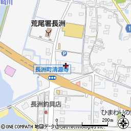 熊本県玉名郡長洲町清源寺396周辺の地図