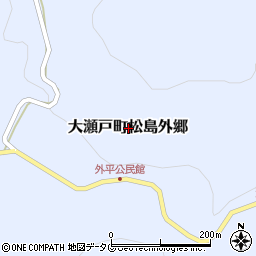 長崎県西海市大瀬戸町松島外郷周辺の地図