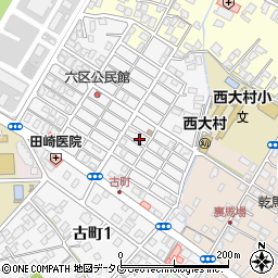 長崎県大村市古町2丁目1722周辺の地図