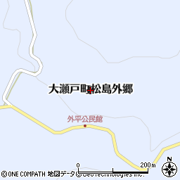 長崎県西海市大瀬戸町松島外郷周辺の地図