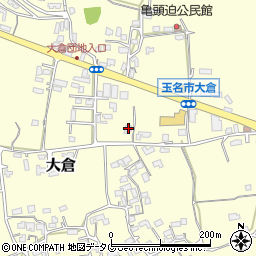 熊本県玉名市大倉742周辺の地図
