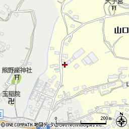 熊本礦業株式会社　本社周辺の地図