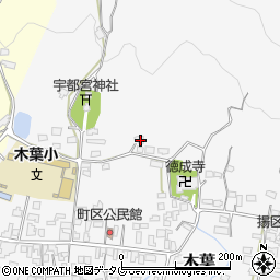 熊本県玉名郡玉東町木葉1241-2周辺の地図