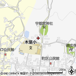 熊本県玉名郡玉東町木葉1153周辺の地図