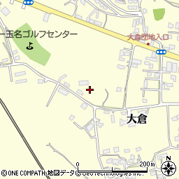 熊本県玉名市大倉1316周辺の地図