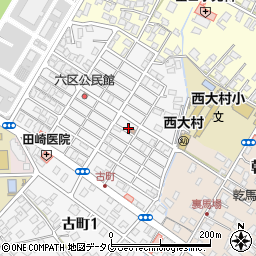 長崎県大村市古町2丁目1730周辺の地図