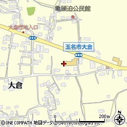 熊本県玉名市大倉736周辺の地図