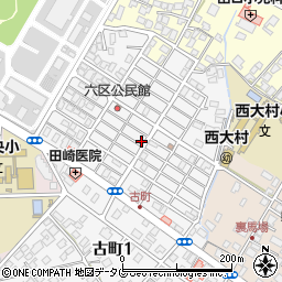 長崎県大村市古町2丁目1676周辺の地図