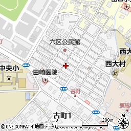 長崎県大村市古町2丁目1681周辺の地図