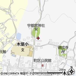 熊本県玉名郡玉東町木葉1160周辺の地図