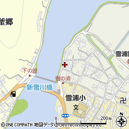 長崎県西海市大瀬戸町雪浦上郷84周辺の地図