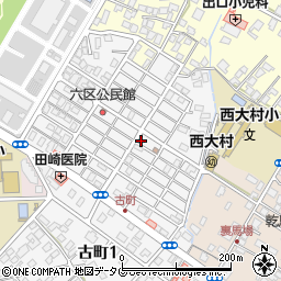 長崎県大村市古町2丁目1732周辺の地図