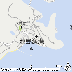 高知県宿毛市池島周辺の地図