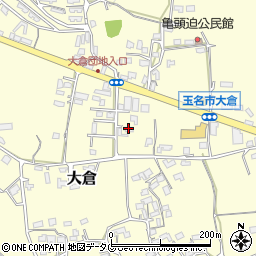 熊本県玉名市大倉741周辺の地図