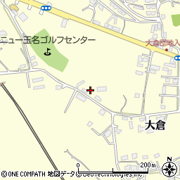 熊本県玉名市大倉1303-1周辺の地図