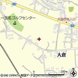 熊本県玉名市大倉1317周辺の地図