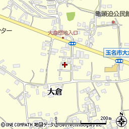 熊本県玉名市大倉746-18周辺の地図