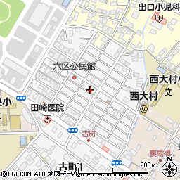 長崎県大村市古町2丁目1667周辺の地図