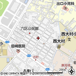 長崎県大村市古町2丁目1661周辺の地図