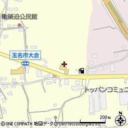 熊本県玉名市大倉557-4周辺の地図