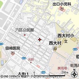 長崎県大村市古町2丁目1655周辺の地図