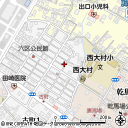長崎県大村市古町2丁目1652周辺の地図