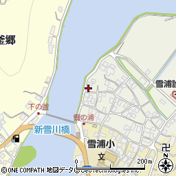 長崎県西海市大瀬戸町雪浦上郷128周辺の地図
