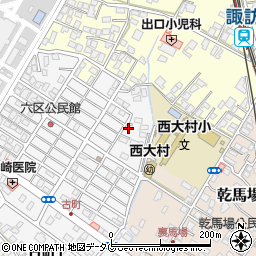 長崎県大村市古町2丁目463周辺の地図