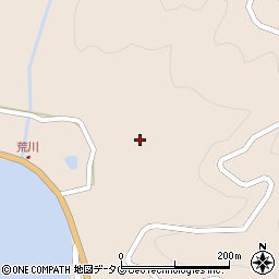 長崎県南松浦郡新上五島町荒川郷108周辺の地図