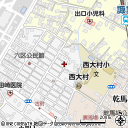 長崎県大村市古町2丁目1637周辺の地図
