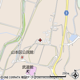 熊本県熊本市北区植木町山本334周辺の地図