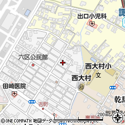 長崎県大村市古町2丁目1639周辺の地図