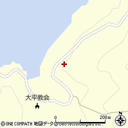 長崎県南松浦郡新上五島町西神ノ浦郷141周辺の地図