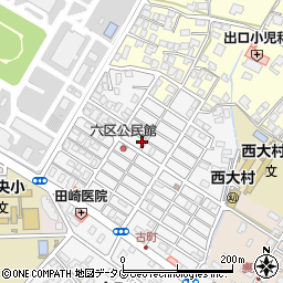 長崎県大村市古町2丁目1592周辺の地図