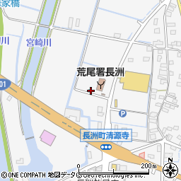 熊本県玉名郡長洲町清源寺414周辺の地図