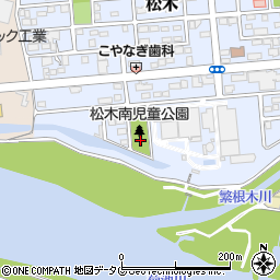 熊本県玉名市松木44周辺の地図