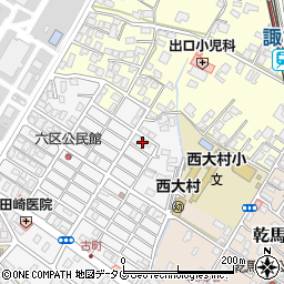 長崎県大村市古町2丁目1631周辺の地図