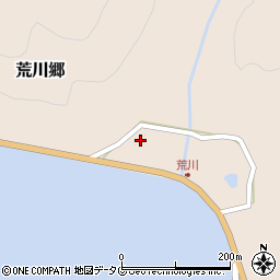 新上五島町荒川体育館周辺の地図