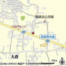 熊本県玉名市大倉723周辺の地図