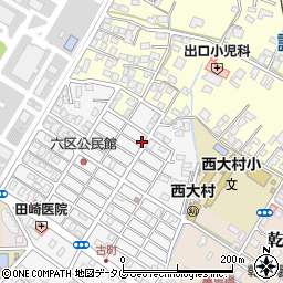 長崎県大村市古町2丁目1625周辺の地図