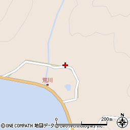 長崎県南松浦郡新上五島町荒川郷124周辺の地図