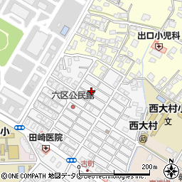 長崎県大村市古町2丁目1920周辺の地図