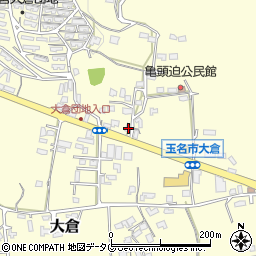 熊本県玉名市大倉719周辺の地図