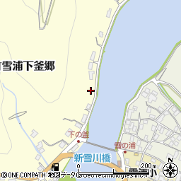 長崎県西海市大瀬戸町雪浦下釜郷周辺の地図