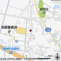 熊本県玉名郡長洲町清源寺1396周辺の地図